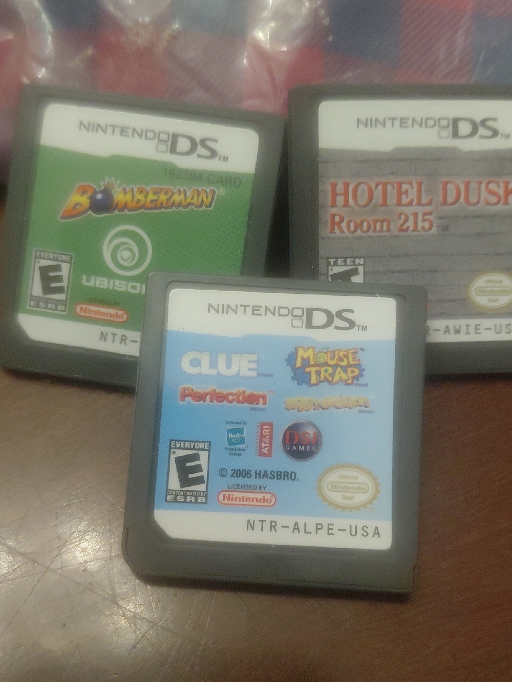 Nintendo D S game Card3 Game Cards